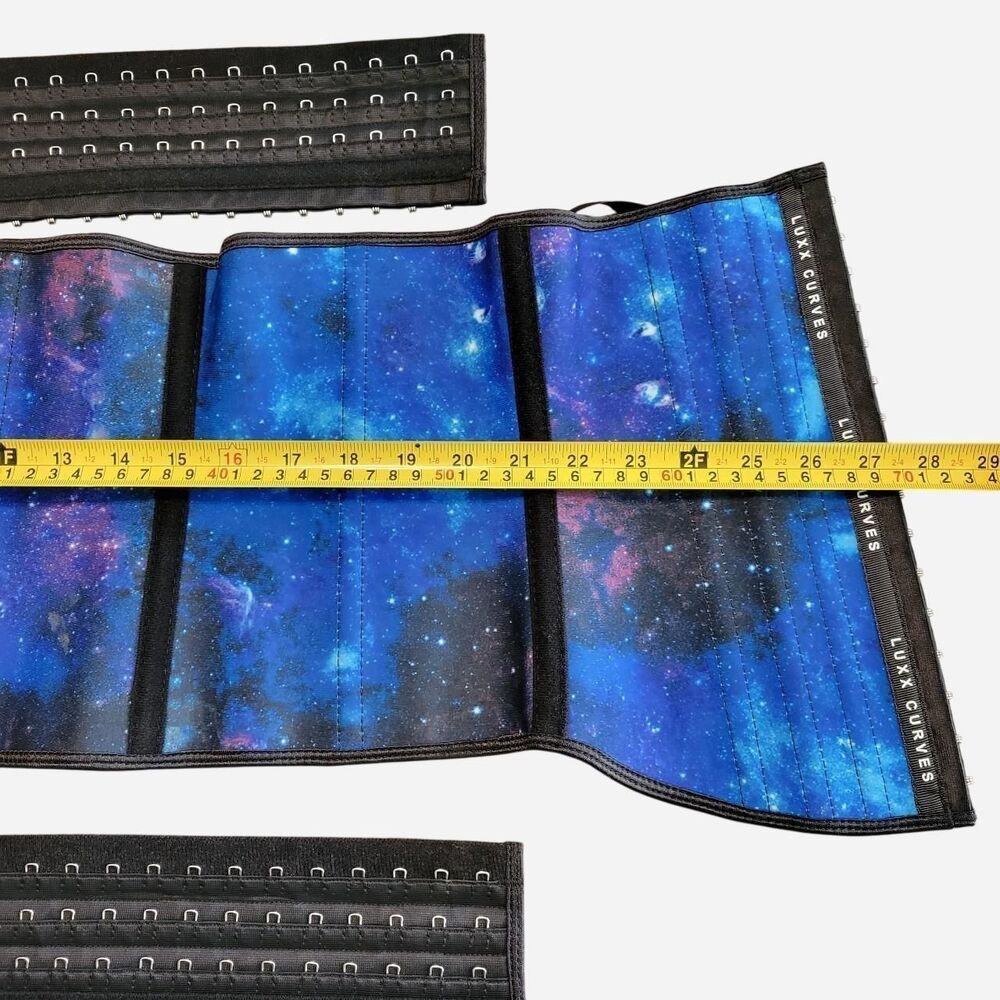 Luxx Curves Women's M Galaxy Corset Waist Trainer Celestial Alt - Picture 6 of 7